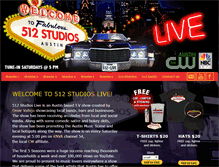 Tablet Screenshot of 512studioslive.com